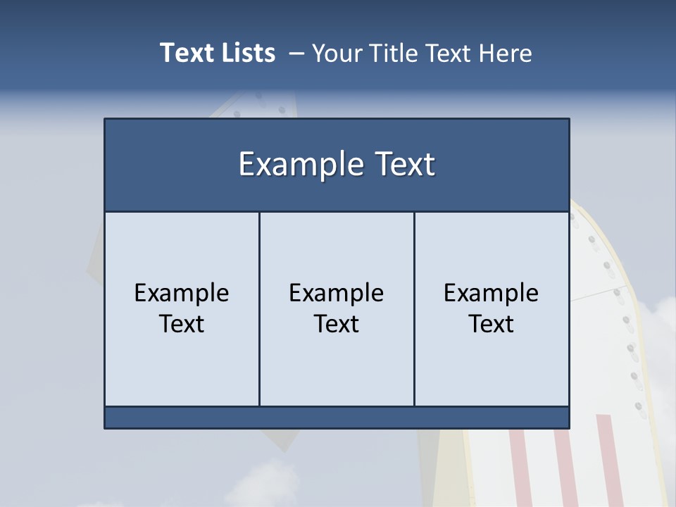 A Three-Dimensional Metal Arrow Sign. PowerPoint Template