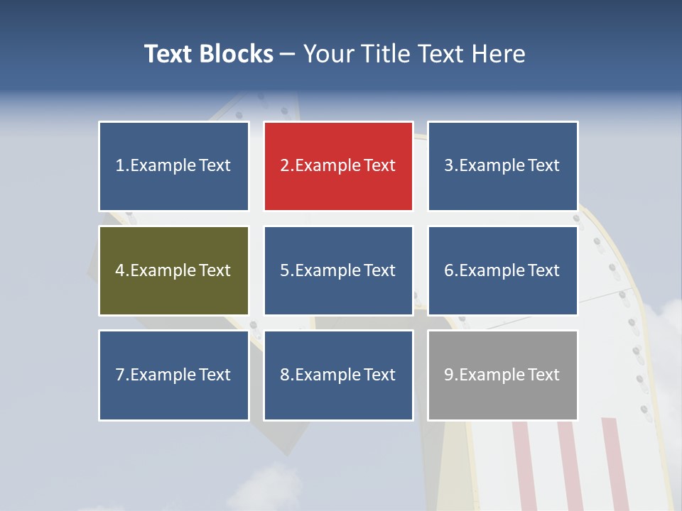 A Three-Dimensional Metal Arrow Sign. PowerPoint Template