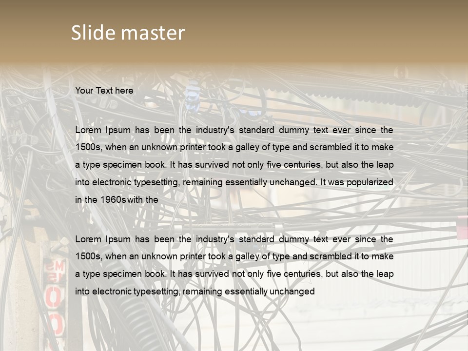 Mature Man Laughing PowerPoint Template