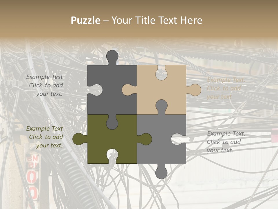 Mature Man Laughing PowerPoint Template