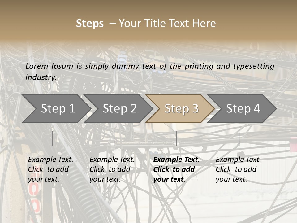 Mature Man Laughing PowerPoint Template