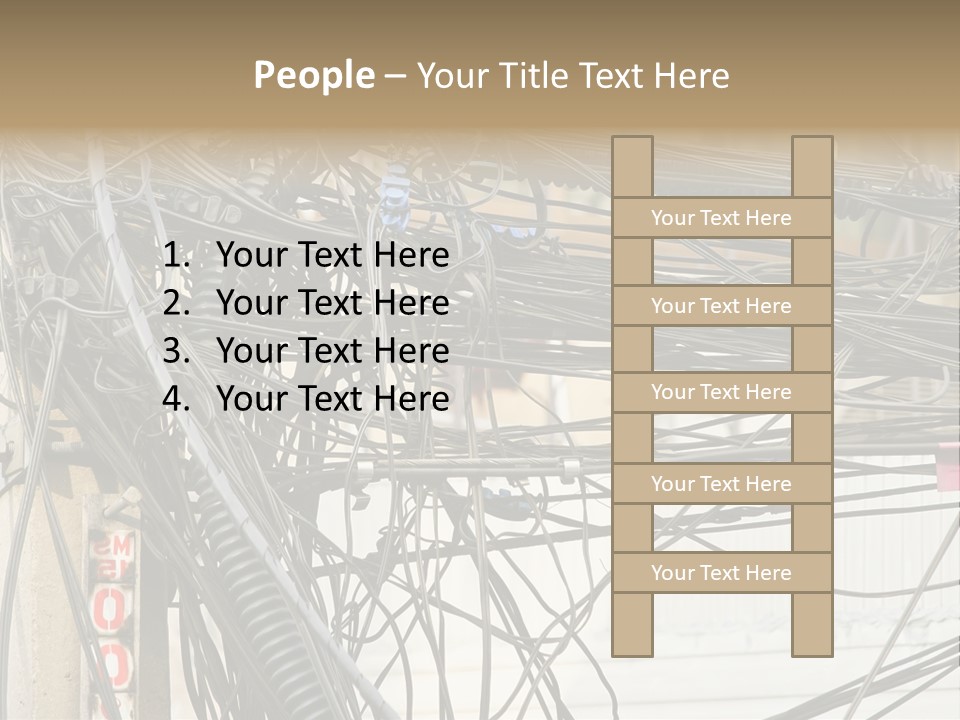 Mature Man Laughing PowerPoint Template