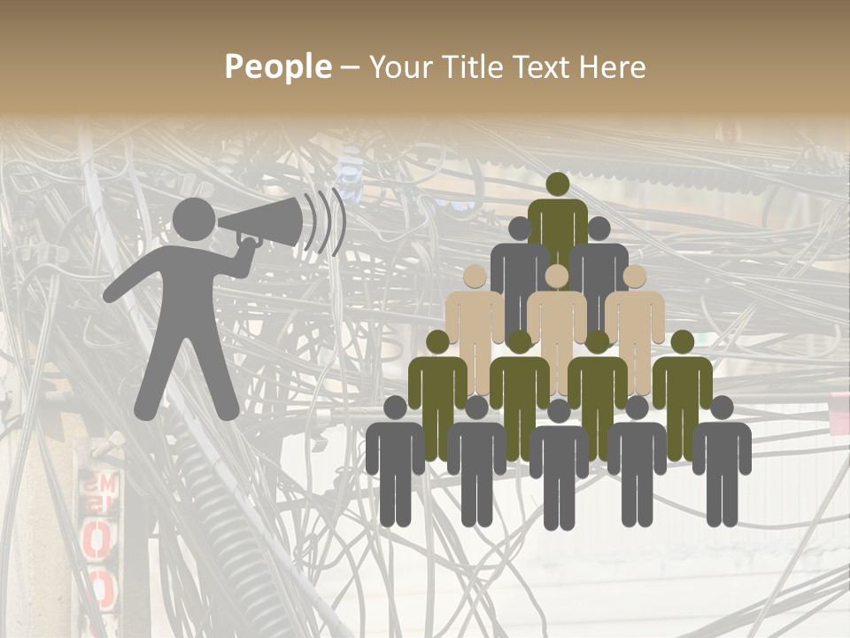 Mature Man Laughing PowerPoint Template