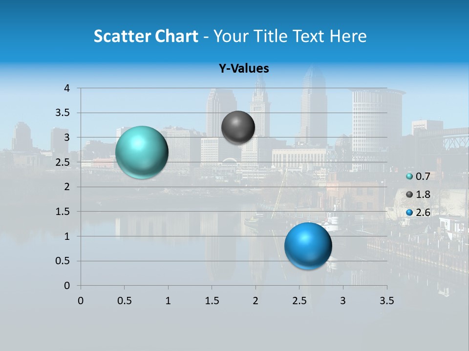 A River With A City In The Background PowerPoint Template