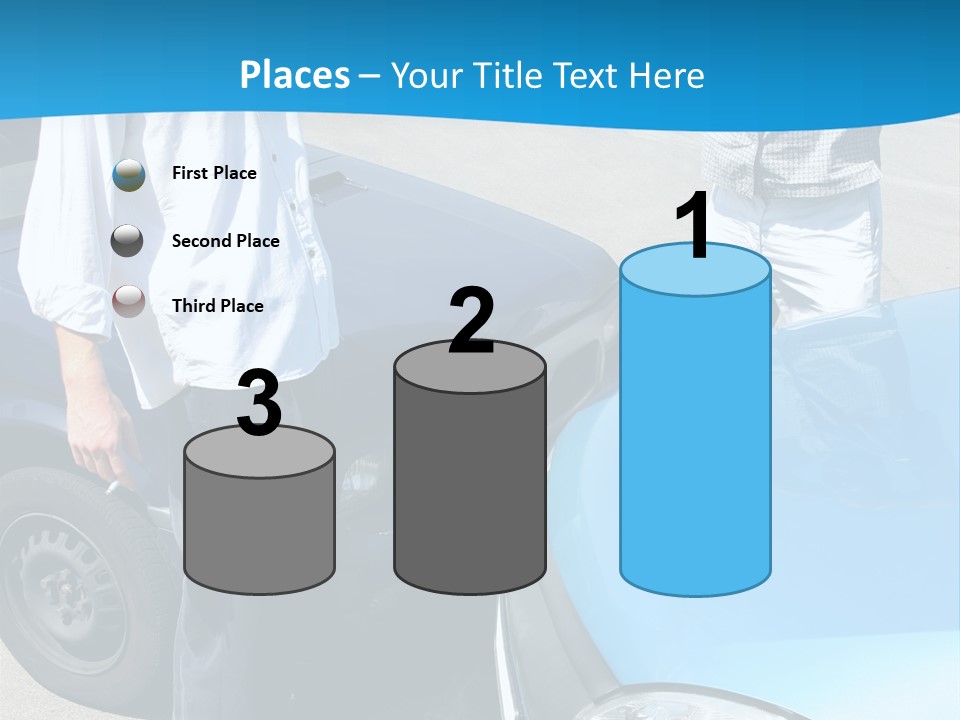 Accident Two Cars, Angry Businessman And Drunk Man Holding A Bottle Alcohol PowerPoint Template