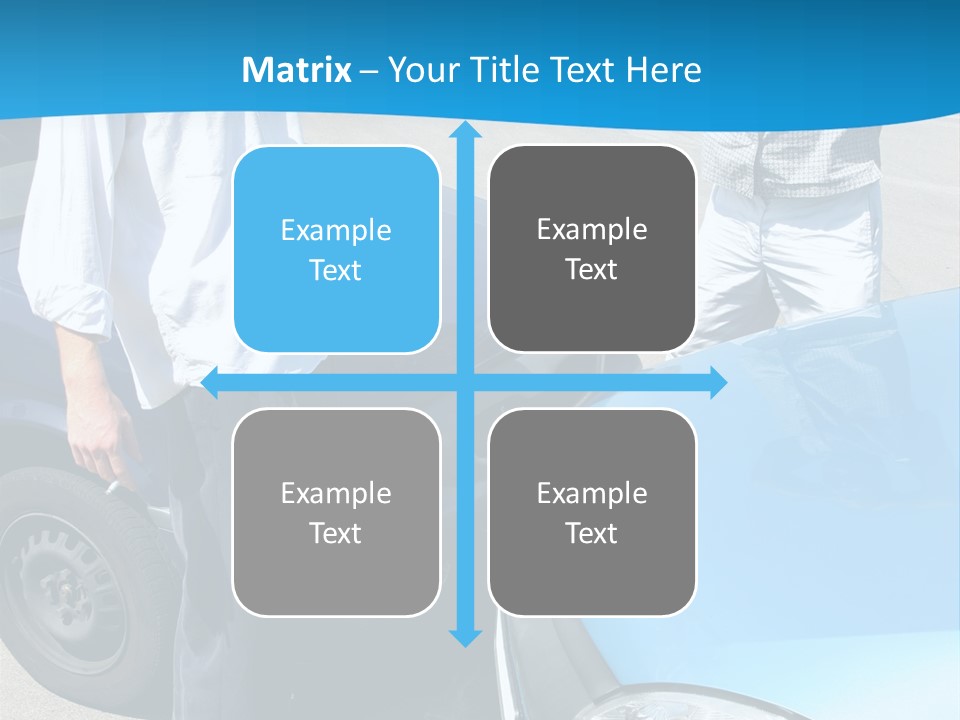 Accident Two Cars, Angry Businessman And Drunk Man Holding A Bottle Alcohol PowerPoint Template