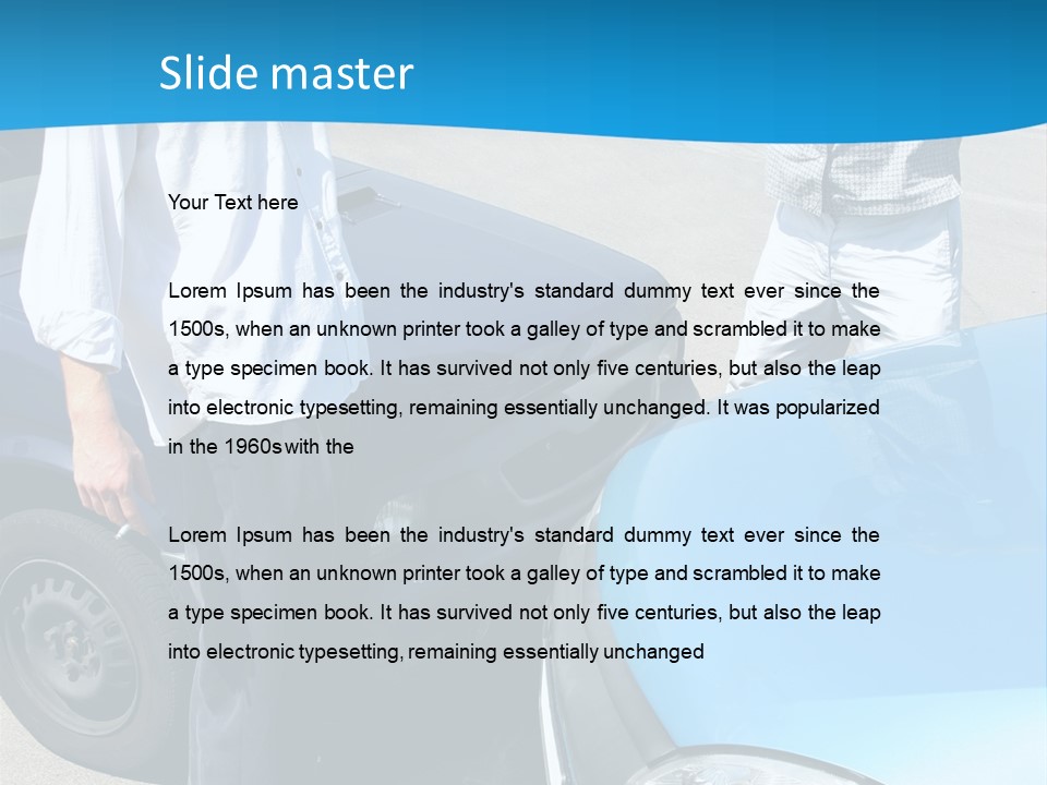 Accident Two Cars, Angry Businessman And Drunk Man Holding A Bottle Alcohol PowerPoint Template