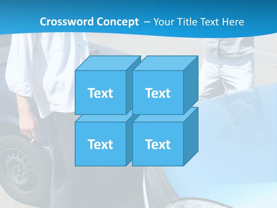 Accident Two Cars, Angry Businessman And Drunk Man Holding A Bottle Alcohol PowerPoint Template