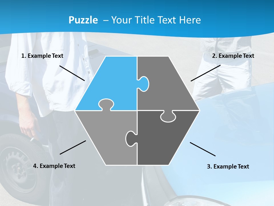 Accident Two Cars, Angry Businessman And Drunk Man Holding A Bottle Alcohol PowerPoint Template