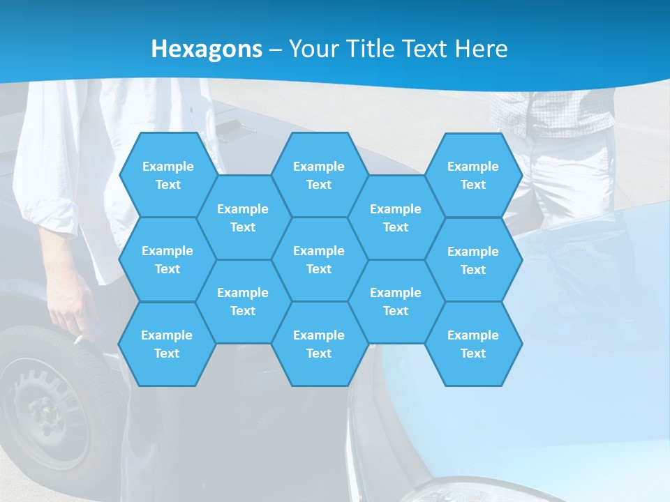 Accident Two Cars, Angry Businessman And Drunk Man Holding A Bottle Alcohol PowerPoint Template