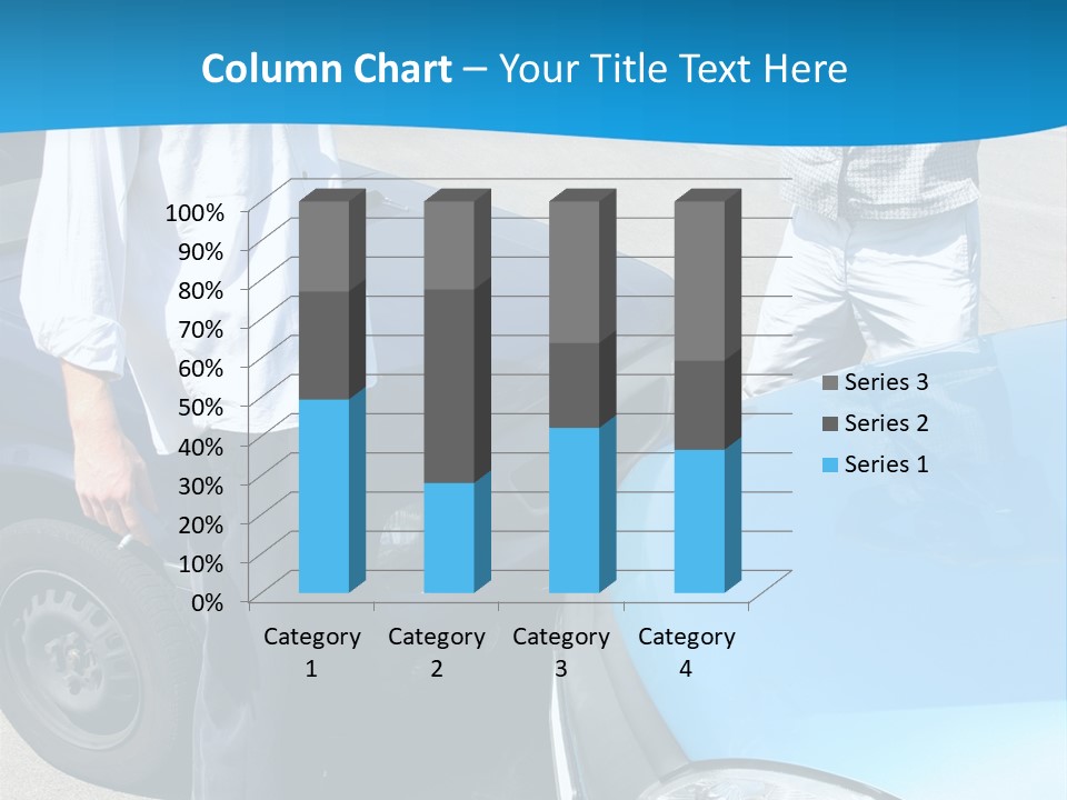 Accident Two Cars, Angry Businessman And Drunk Man Holding A Bottle Alcohol PowerPoint Template
