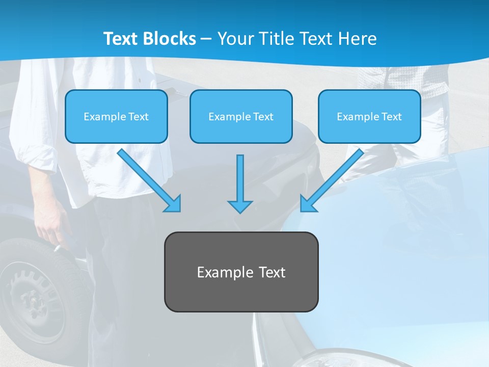 Accident Two Cars, Angry Businessman And Drunk Man Holding A Bottle Alcohol PowerPoint Template
