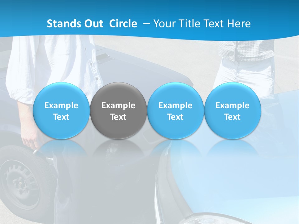 Accident Two Cars, Angry Businessman And Drunk Man Holding A Bottle Alcohol PowerPoint Template