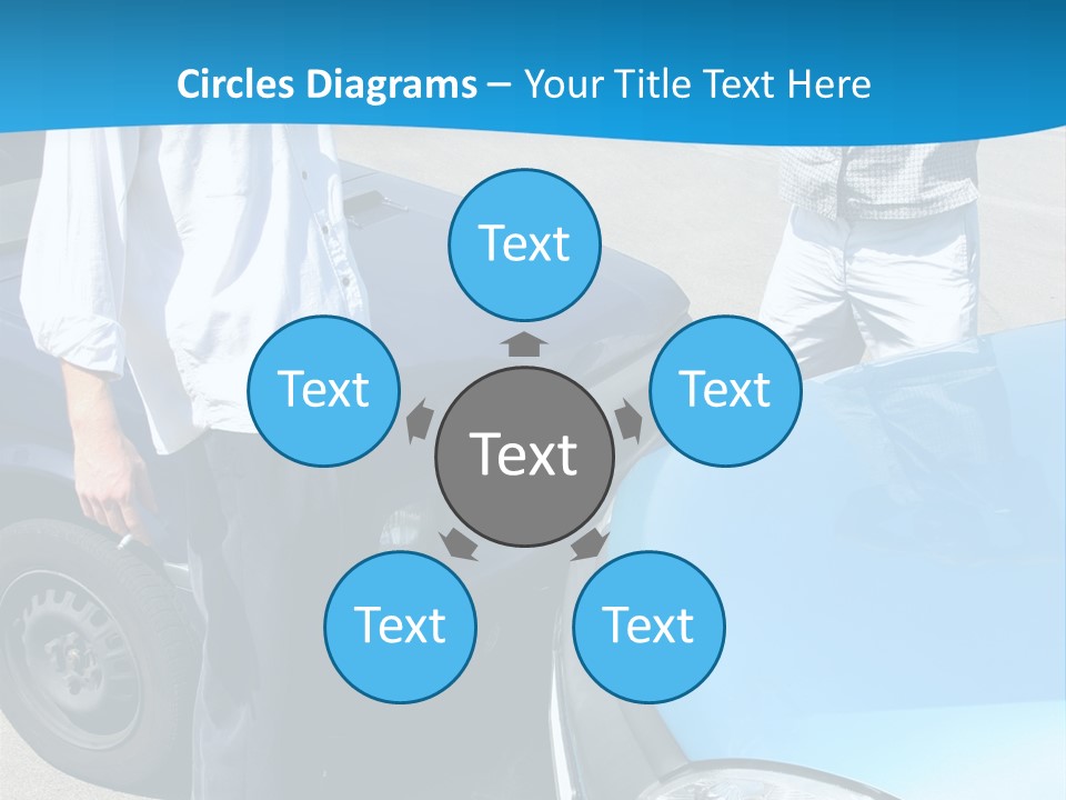 Accident Two Cars, Angry Businessman And Drunk Man Holding A Bottle Alcohol PowerPoint Template