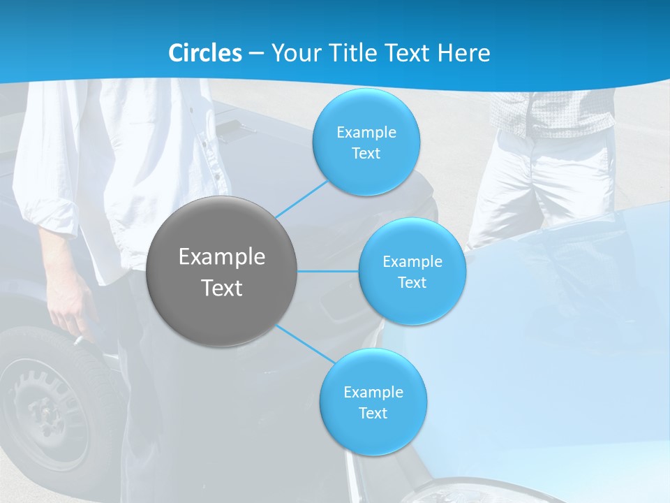 Accident Two Cars, Angry Businessman And Drunk Man Holding A Bottle Alcohol PowerPoint Template