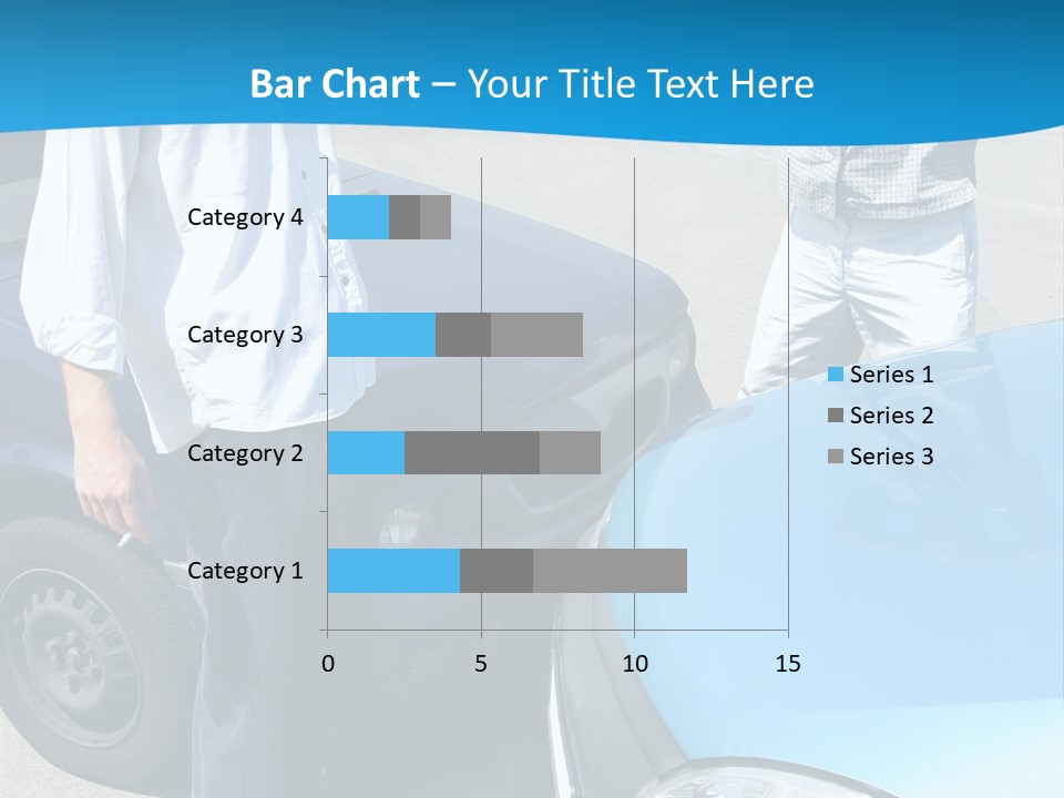 Accident Two Cars, Angry Businessman And Drunk Man Holding A Bottle Alcohol PowerPoint Template
