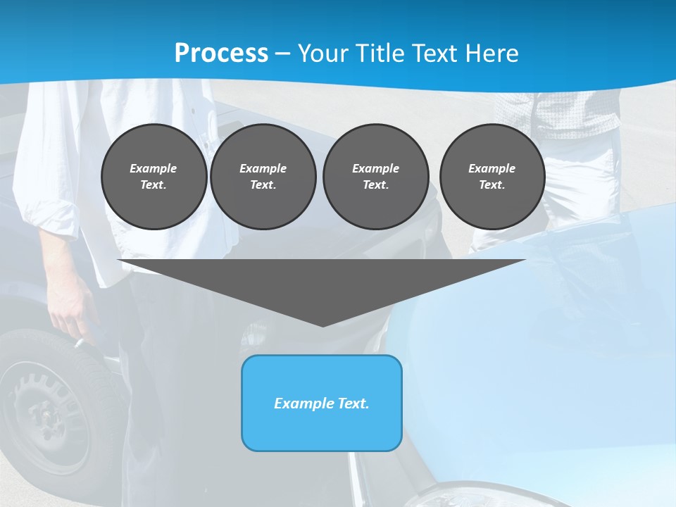 Accident Two Cars, Angry Businessman And Drunk Man Holding A Bottle Alcohol PowerPoint Template