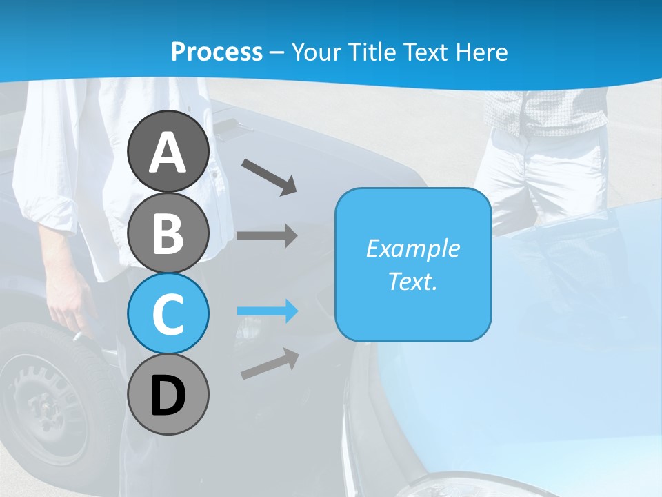 Accident Two Cars, Angry Businessman And Drunk Man Holding A Bottle Alcohol PowerPoint Template