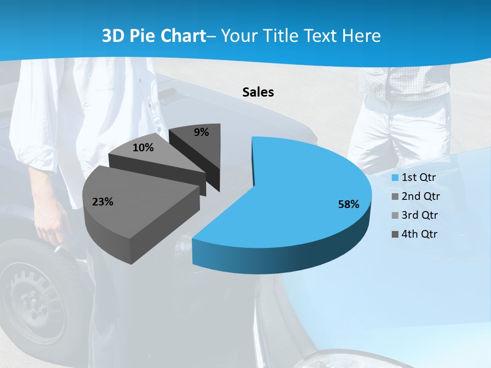 Accident Two Cars, Angry Businessman And Drunk Man Holding A Bottle Alcohol PowerPoint Template