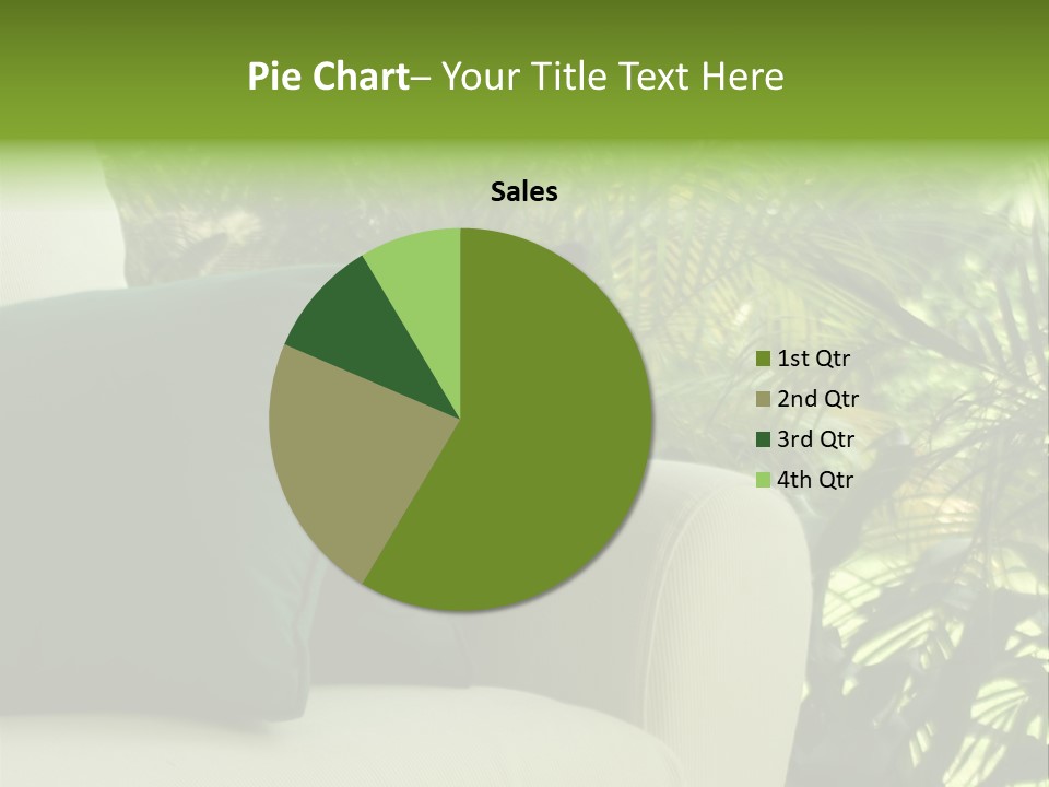 Garden Settee. Shot In Soft Focus For Dreamy Effect. PowerPoint Template