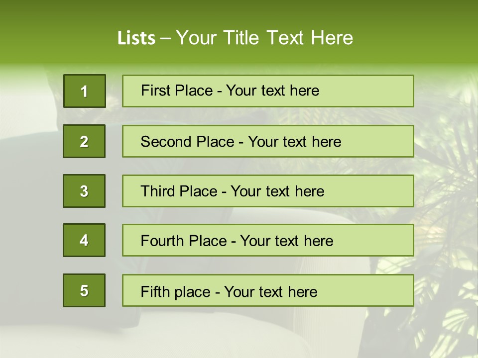 Garden Settee. Shot In Soft Focus For Dreamy Effect. PowerPoint Template