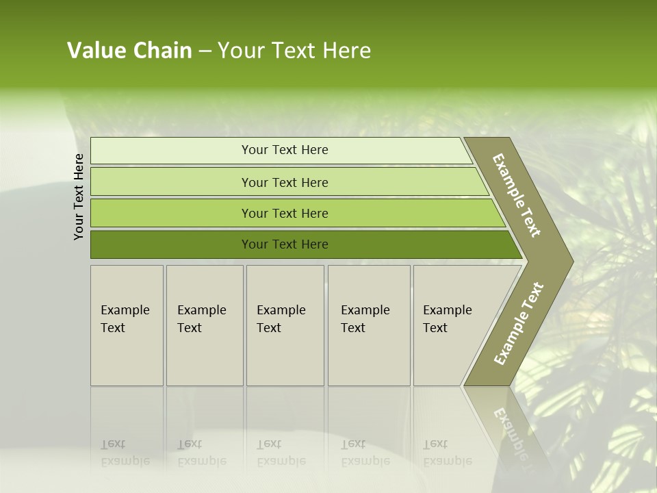 Garden Settee. Shot In Soft Focus For Dreamy Effect. PowerPoint Template