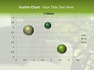 Garden Settee. Shot In Soft Focus For Dreamy Effect. PowerPoint Template