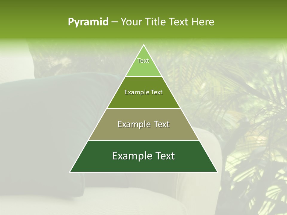 Garden Settee. Shot In Soft Focus For Dreamy Effect. PowerPoint Template