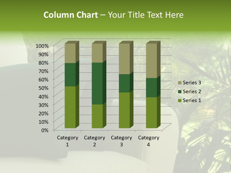 Garden Settee. Shot In Soft Focus For Dreamy Effect. PowerPoint Template