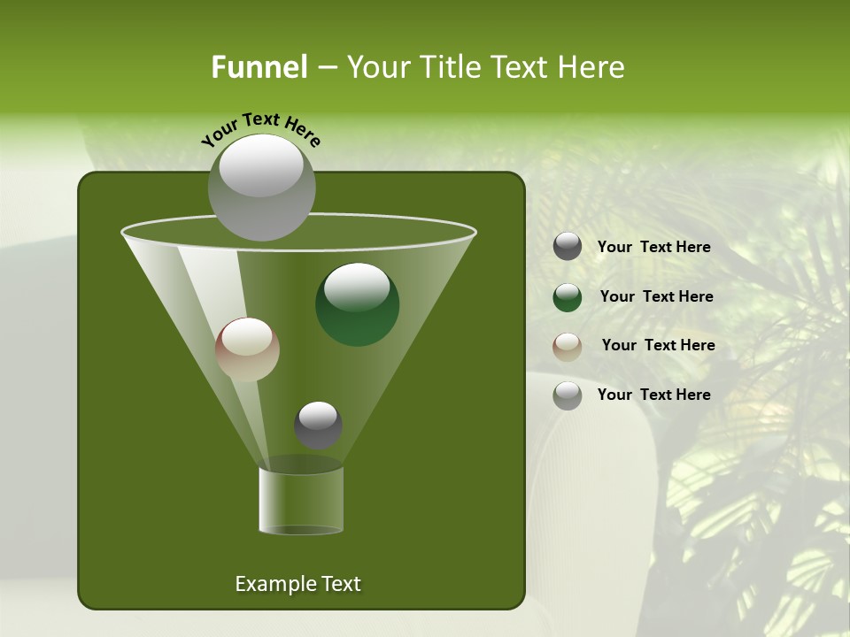 Garden Settee. Shot In Soft Focus For Dreamy Effect. PowerPoint Template