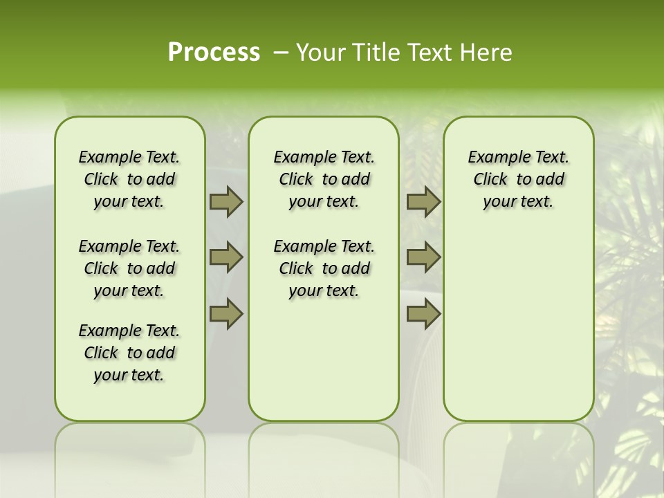 Garden Settee. Shot In Soft Focus For Dreamy Effect. PowerPoint Template