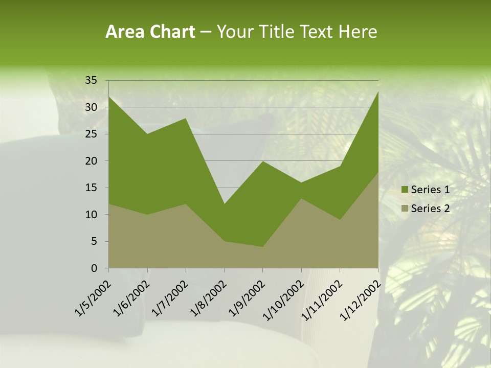 Garden Settee. Shot In Soft Focus For Dreamy Effect. PowerPoint Template