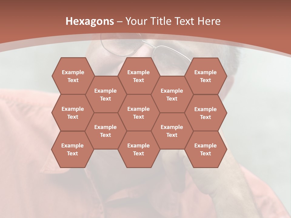 Mature Man Laughing PowerPoint Template