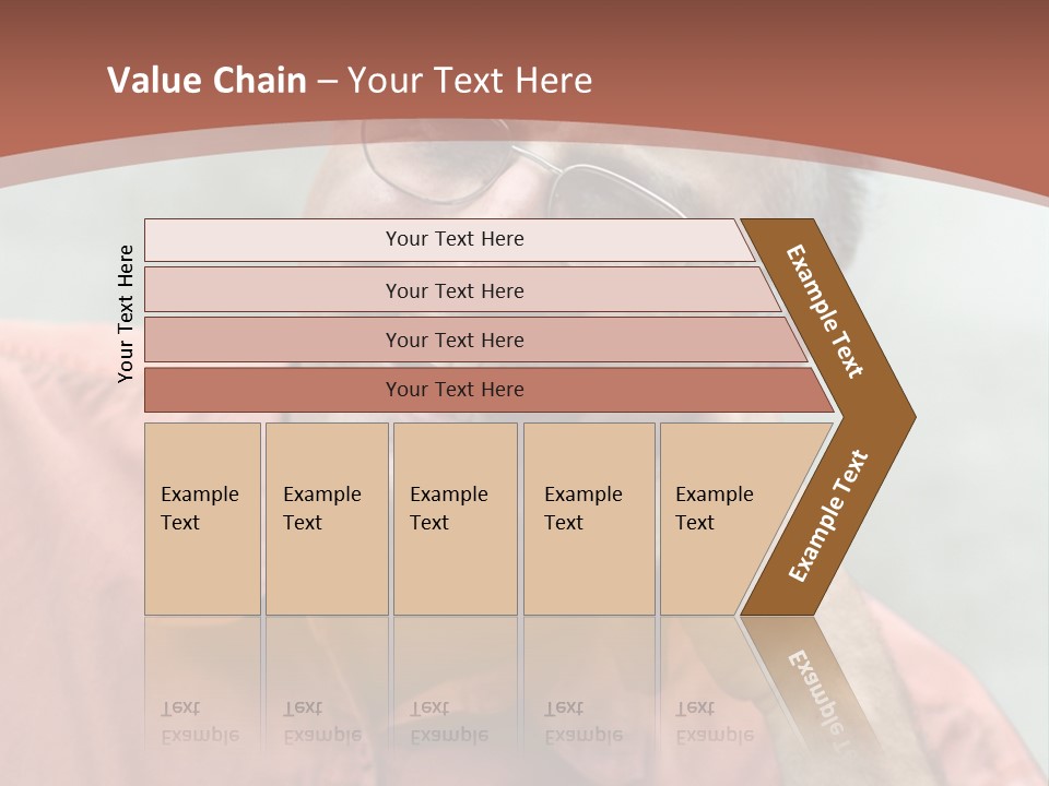 Mature Man Laughing PowerPoint Template