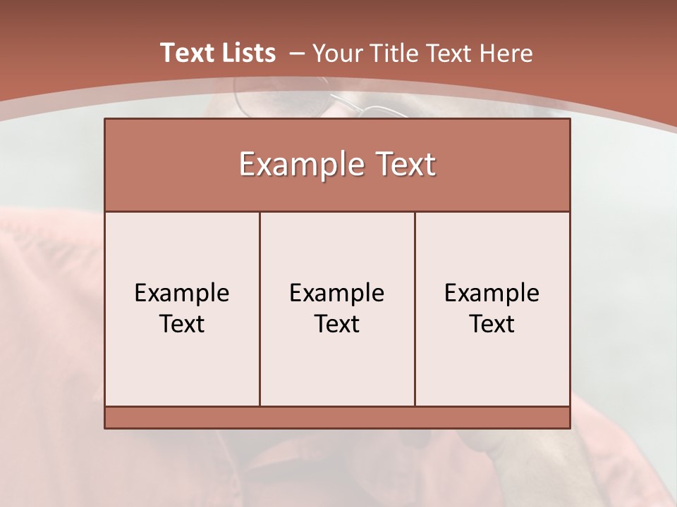Mature Man Laughing PowerPoint Template