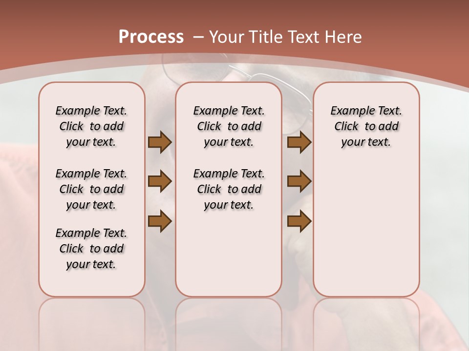 Mature Man Laughing PowerPoint Template
