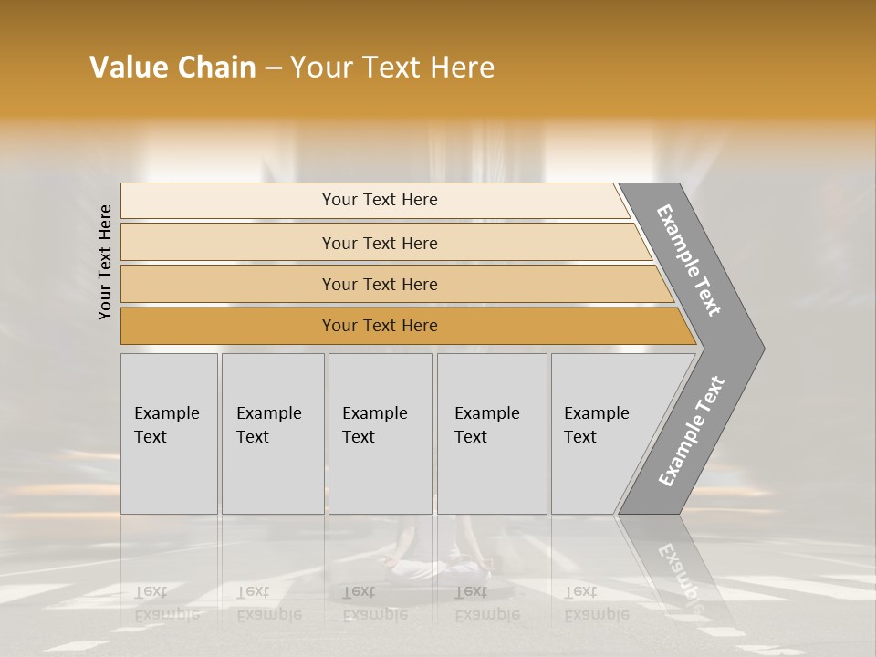 Yoga In Times Square PowerPoint Template