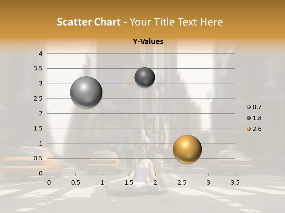 Yoga In Times Square PowerPoint Template