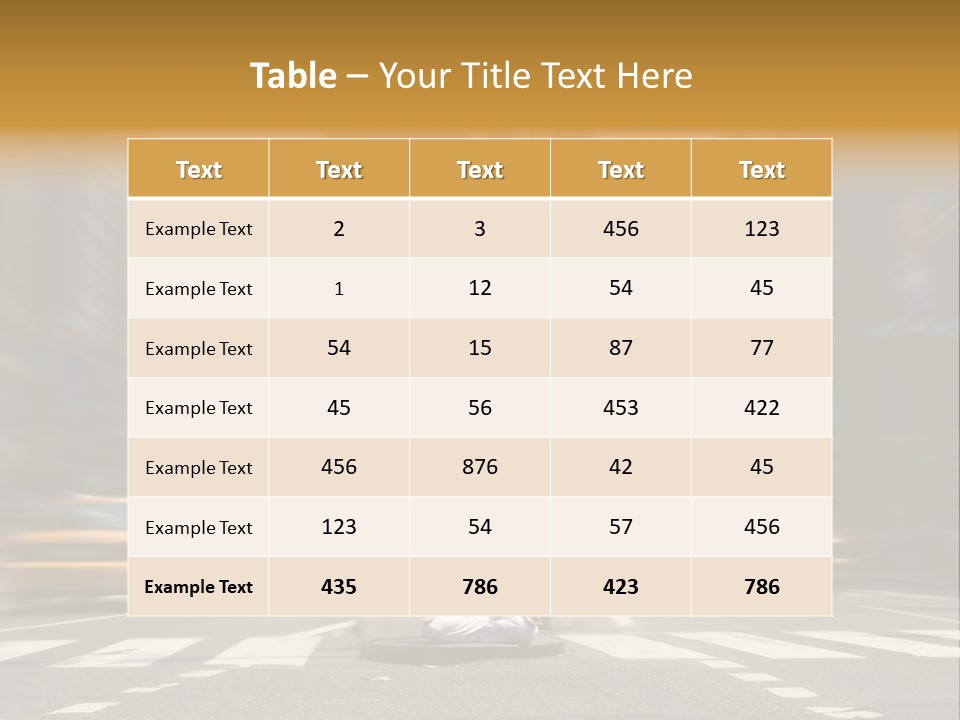 Yoga In Times Square PowerPoint Template