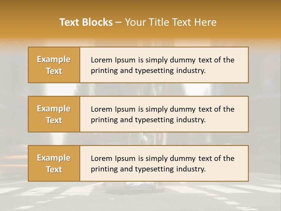 Yoga In Times Square PowerPoint Template