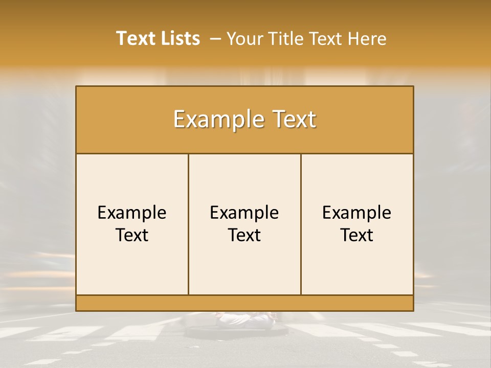Yoga In Times Square PowerPoint Template