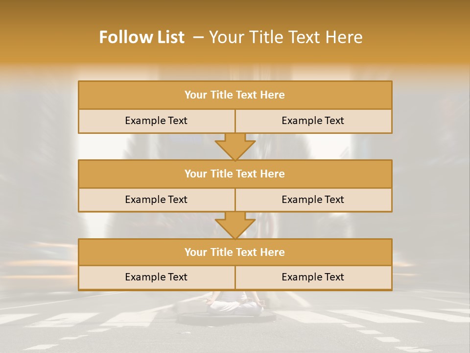 Yoga In Times Square PowerPoint Template