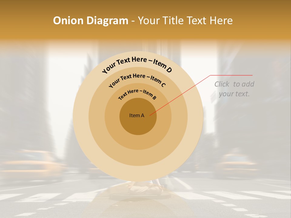 Yoga In Times Square PowerPoint Template