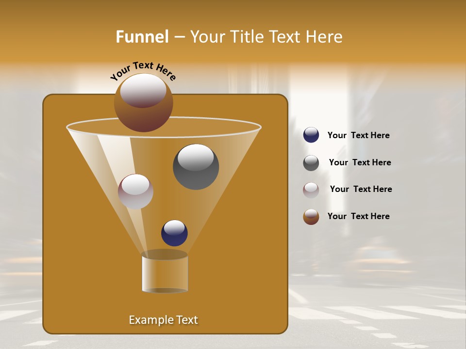 Yoga In Times Square PowerPoint Template
