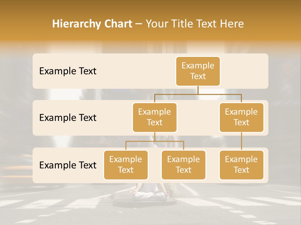 Yoga In Times Square PowerPoint Template