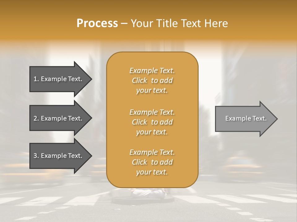 Yoga In Times Square PowerPoint Template