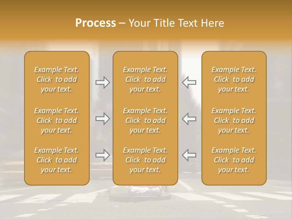 Yoga In Times Square PowerPoint Template