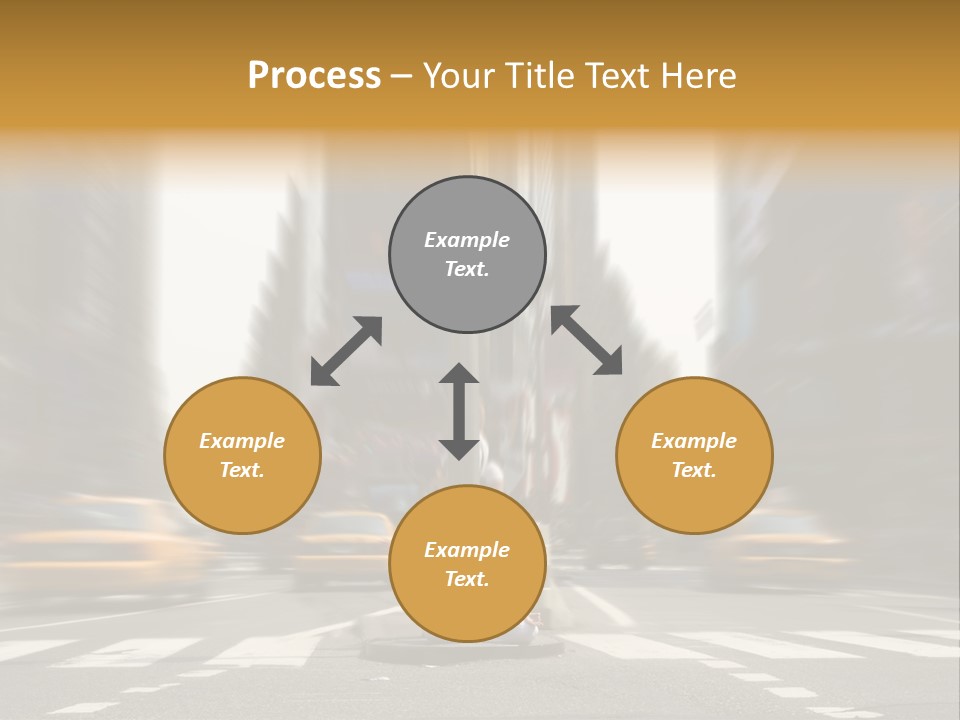 Yoga In Times Square PowerPoint Template