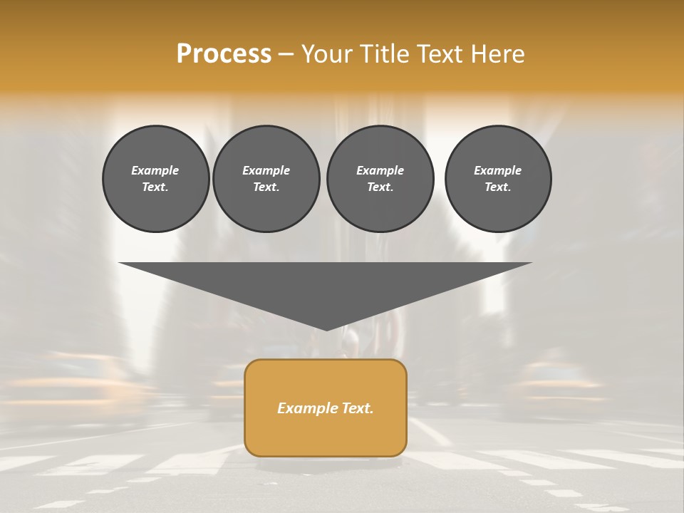 Yoga In Times Square PowerPoint Template