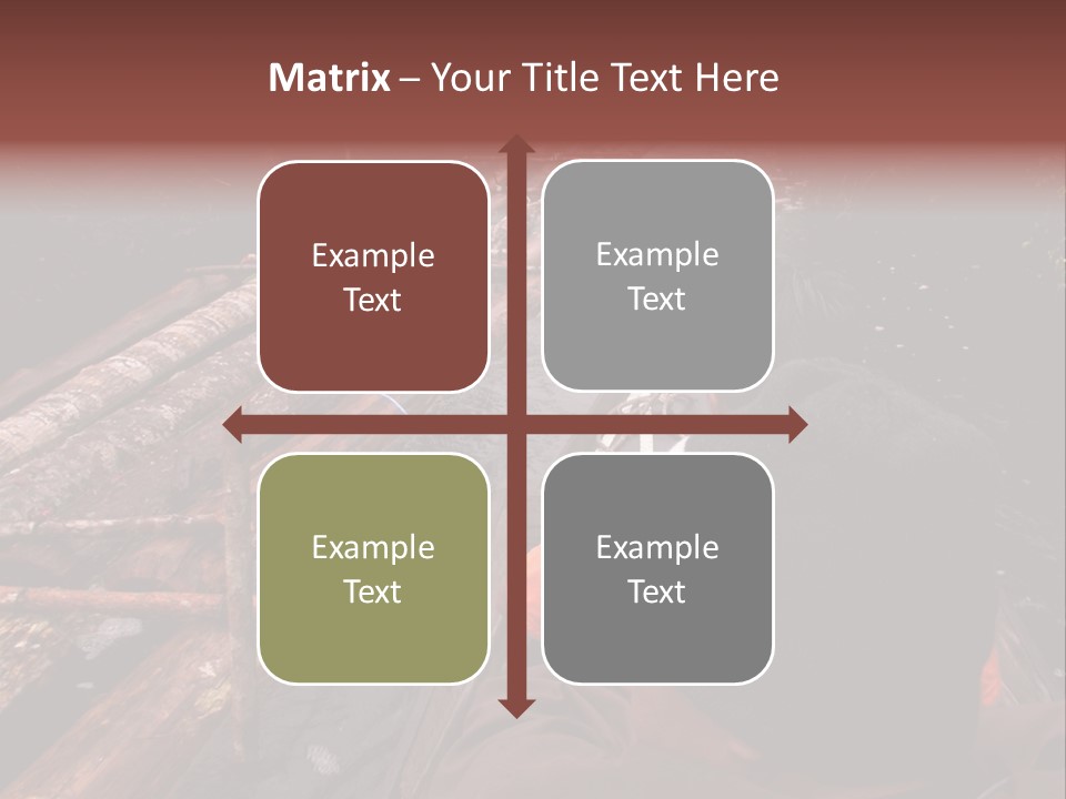 Logging Activity At Canal River PowerPoint Template